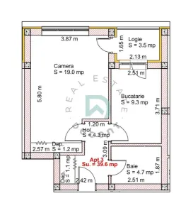 Garsoniera cu gradina proprie 48 mp - SELIMBAR - Selimbar