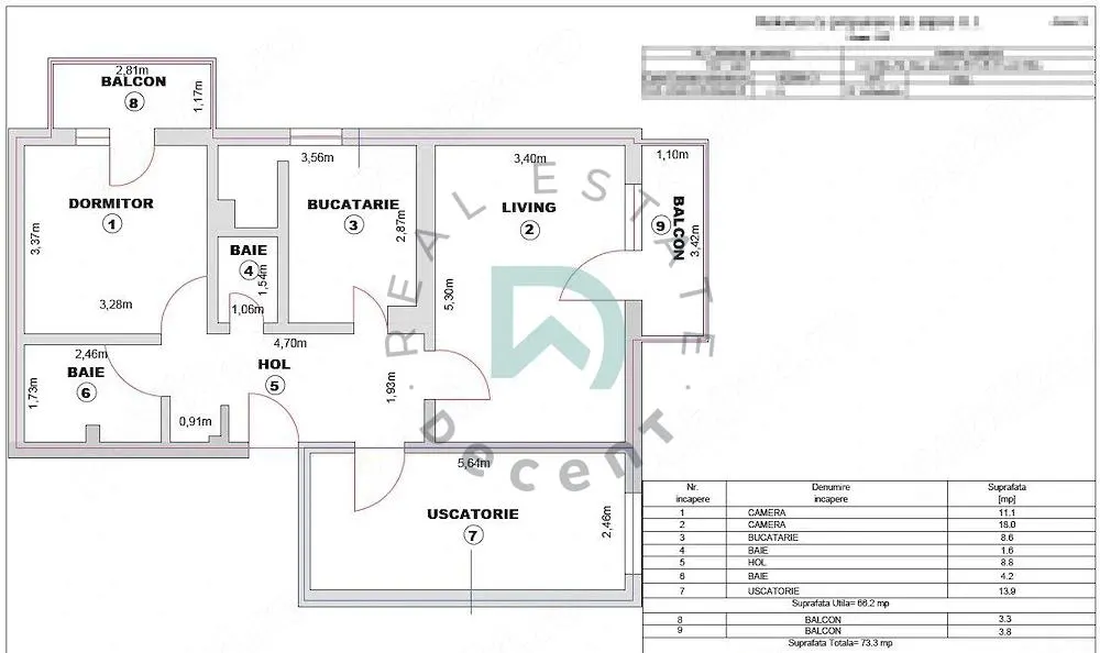 Apartament 3 camere de vanzare / schimb â€“ Turnișor, Sibiu - foto 13
