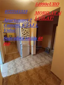Etaj 1! Spatios 68 mp! Ap 2 camere, zona Vidin - Braila