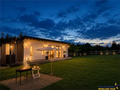 Refugiu modern,lot 1.640 mp,pavilion,zona barbeque:liniste si relaxare in Rasnov, Brasov - foto 7