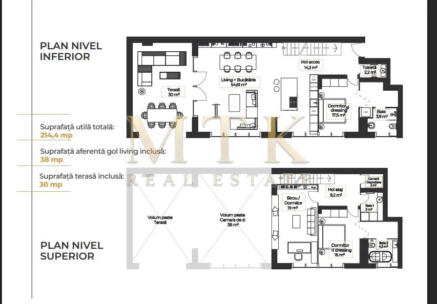 Apartament 4 camere lux I  Brick Loft I 1Loc parcare - foto 17