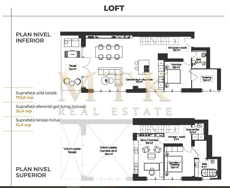 Apartament 4 camere lux I  Brick Loft I 1Loc parcare - foto 13