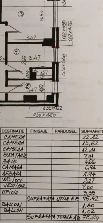 Vanzare apartament 3 camere | Bdul Decebal | Piata Alba Iulia | bl 1995 | etaj 8/9 | decomandat | 78 mp utili | - foto 8