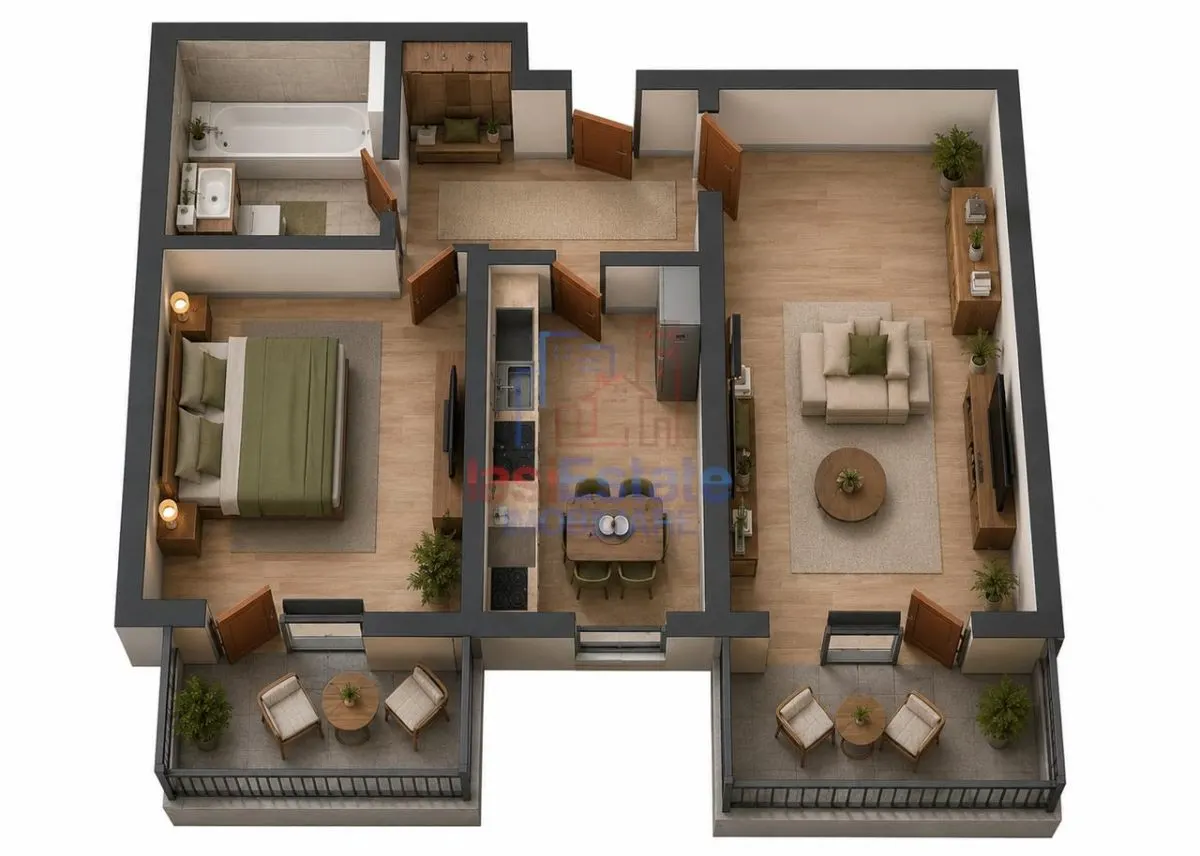 Apartament nou cu 2 camere de vanzare in Valea Adanca  cu Tva inclus - foto 1