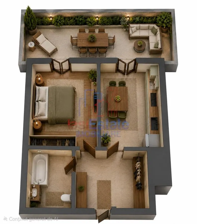 Apartament nou cu o camera de vanzare in Valea Adanca cu Tva inclus - foto 1