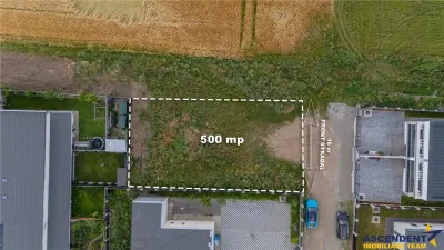 Pregatit pentru constructie casa, lot 500 mp, Izvor, Tarlungeni, Brasov - foto 2