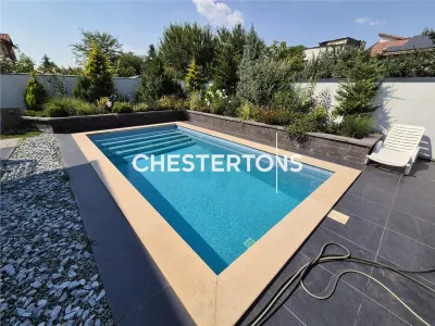 Vila exclusivista cu piscina + teren 405mp, Chiajna - foto 3