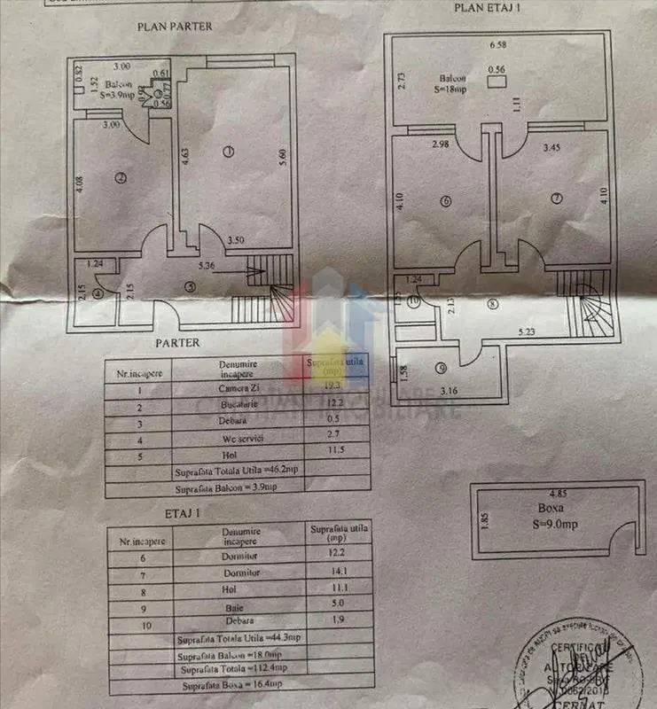 ULTRACENTRAL! Duplex 3 Camere, 2 bai, 2 balcoane , 112 mp.MOBILAT si UTILAT!! - foto 7