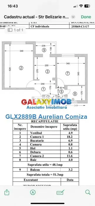 Vanzare apartament 2 camere Baneasa etaj 4/4 - foto 6