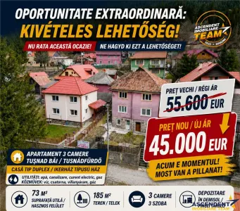 Apartament in casa cu intrare separata si curte proprie, Baile Tusnad, Harghita - Baile Tusnad