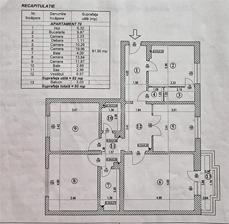 Vanzare apartament 4 camere | Nerva Traian | centrala proprie | 95mp utili | renovat premium | et 8 | bloc 1992 | - foto 17