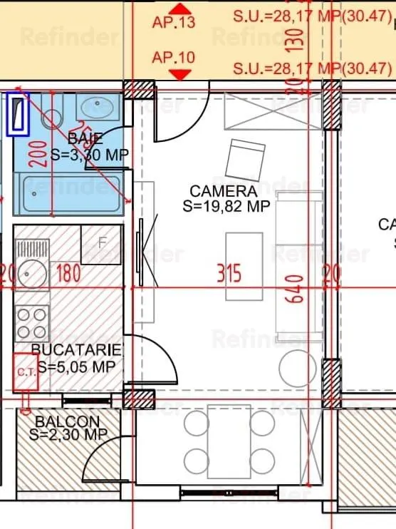 Vanzare garsoniera Titan-Pallady | bloc 2021 | etaj 5/7 | lift | acces privat | 31 mp utili | mobilata si utilata | - foto 9