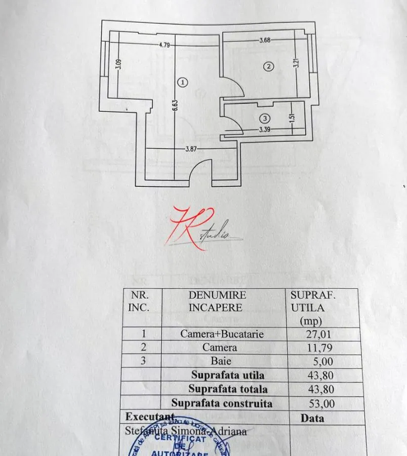 Vanzare apartament 2 camere, bloc nou - foto 2