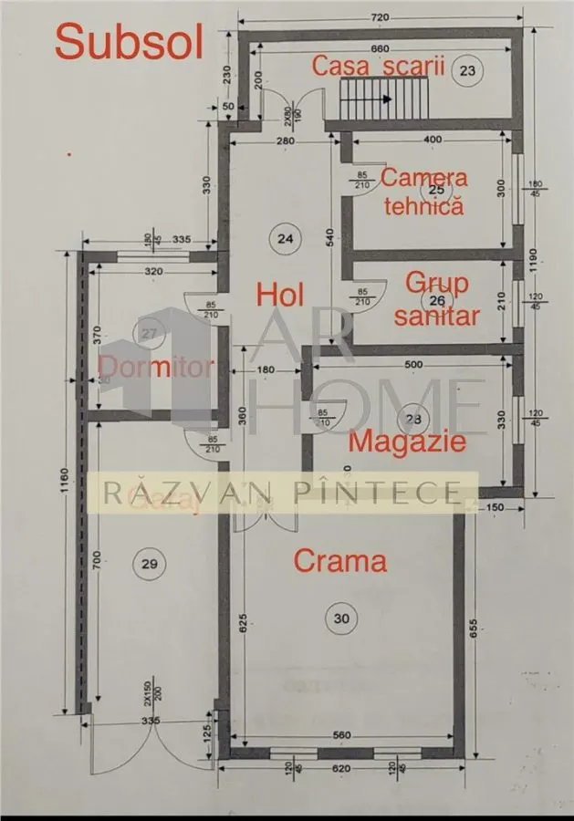 Casa S+P+1E, 11 camere, garaj, teren 1915 mp, stradal Paulestii Noi, langa Ploiesti - foto 10