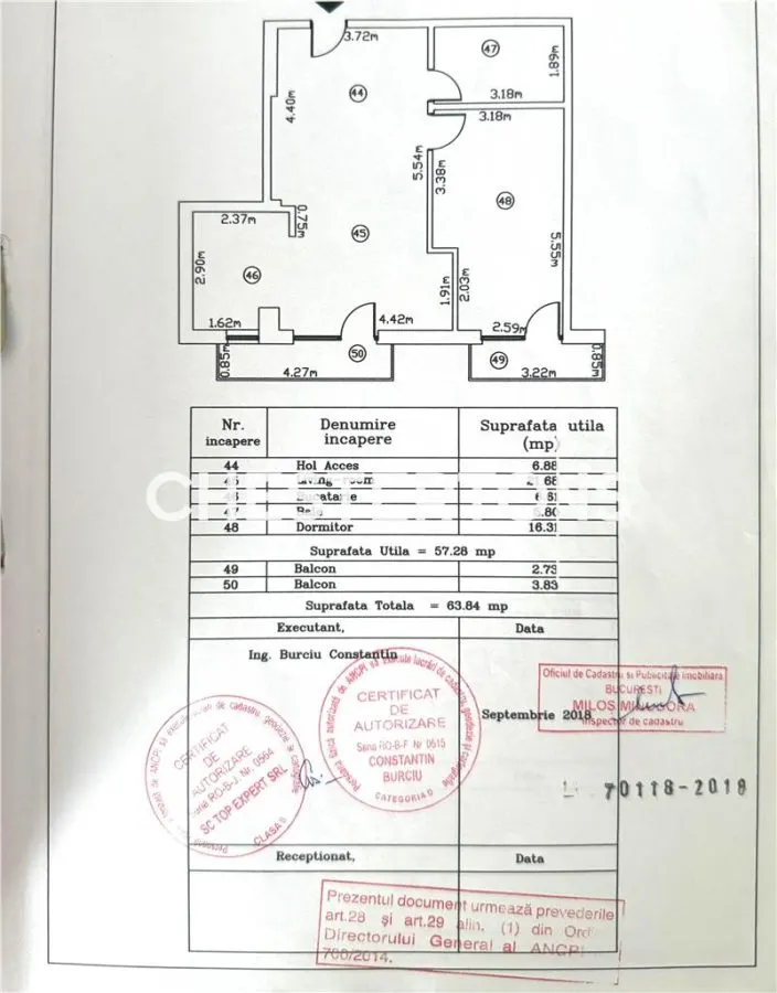 Apartament 2 camere cu boxa + posibilitate Loc de parcare - foto 12
