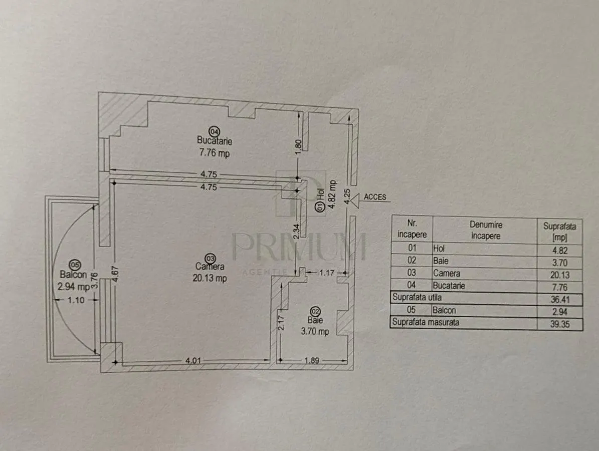 LUNEI - APARTAMENT 1 CAMERA - mobilat, utilat, decomandat - foto 7