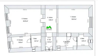 Apartament de vanzare 3 camere Sibiu Ultracentral Mitropoliei - foto 9