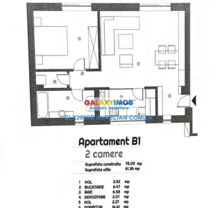 Apartament 2 camere Sisesti bloc nou/parcare inclusa - foto 15