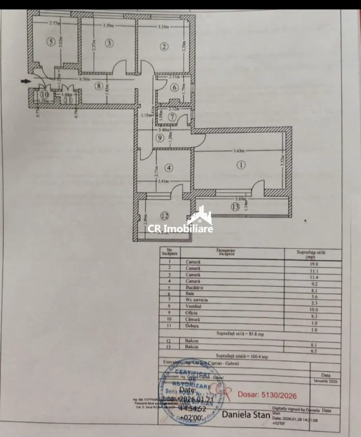 Apartament 4 camere 100 m Pantelimon  Mega Mall - foto 1