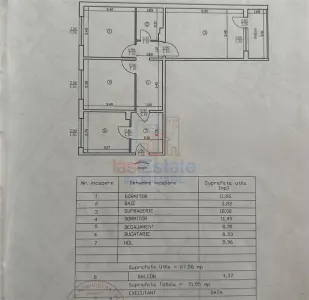 Apartament 3 camere, spatios, mobilat si utilat, zona linistita - Alexandru cel Bun - foto 2