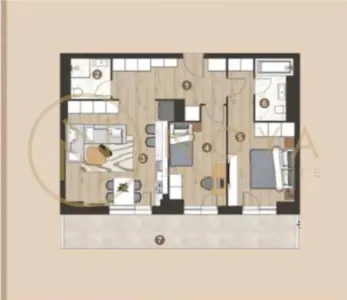 Apartament de 3 camere Pipera First Estate parcare - foto 2