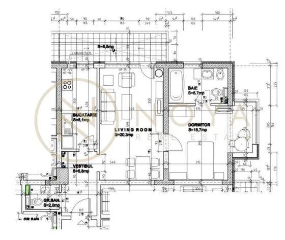 Apartament cu 2 camere de vanzare in zona Iancu Nicolae Privighetorilor - foto 7