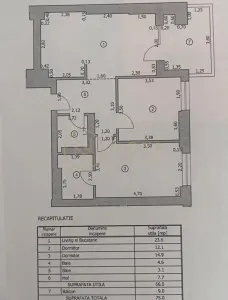 Apartament cu 3 camere Cortina North faza 3 - foto 7
