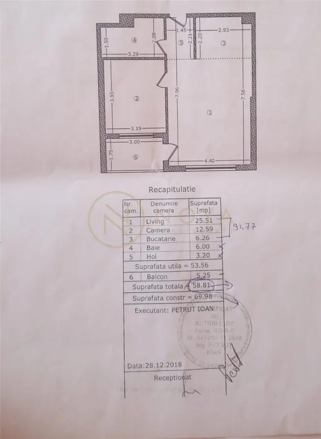 Vanzare apartament 2 camere in zona Iancu Nicolae parcare - foto 7