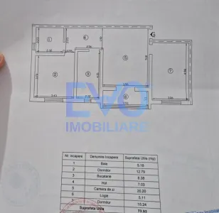 Apartament 3 camere, 75mp, boxa, loc parcare, Valea Lupului - foto 8