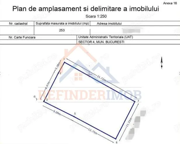 Teren Intravilan 253 mp Apărătorii Patriei â€“ Ideal Construcție Casă / Vilă - foto 1