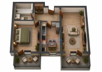 Apartament nou cu 2 camere de vanzare in Valea Adanca  cu Tva inclus - Iasi