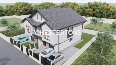Vila individuala cuplata, in complex rezidential modern, cu 4 camere, cu toate utilitatile si finisaje premium,  Prelungirea Ghencea/Bragadiu - foto 2
