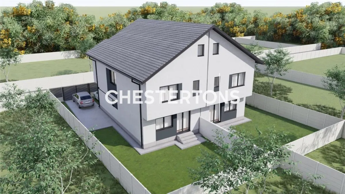 Vila individuala cuplata, in complex rezidential modern, cu 4 camere, cu toate utilitatile si finisaje premium,  Prelungirea Ghencea/Bragadiu - foto 5