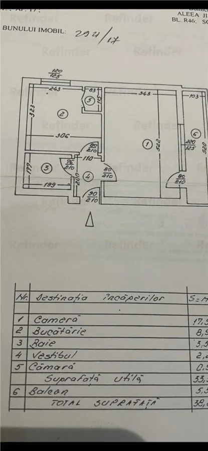 Vanzare garsoniera | Dristor - M.Bravu | bloc 1982 | reabilitat | 39mp utili | parter /4 | mobilata si utilată| - foto 10