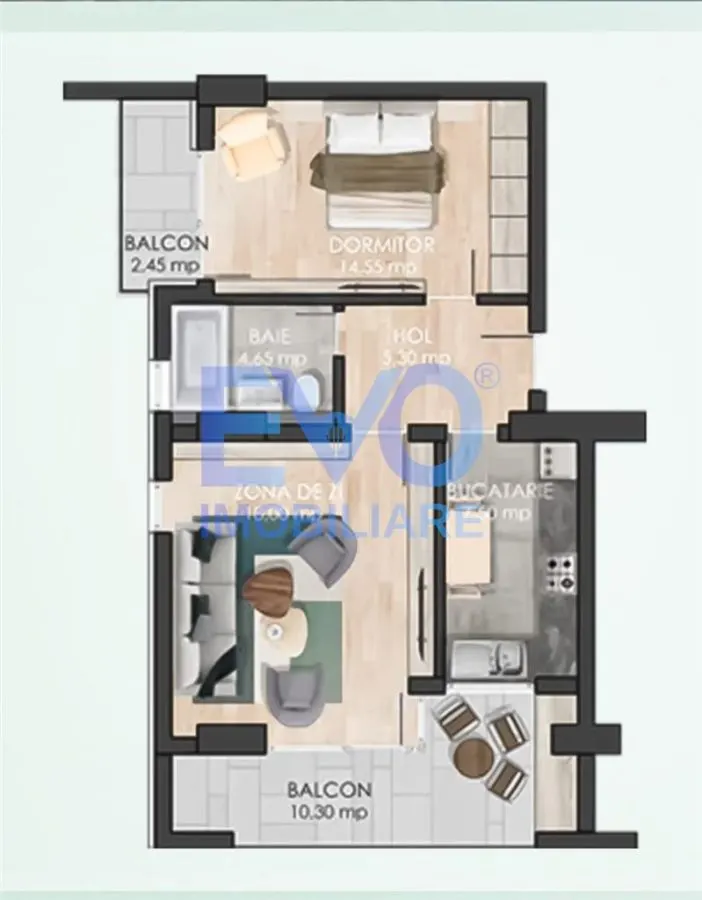 APARTAMENT 2 CAMERE DE VANZARE, DECOMANDAT, PACURARI - foto 9