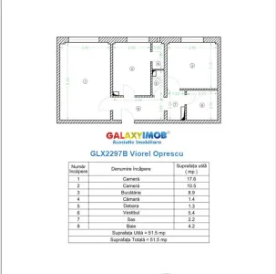 Apartament 2 camere, decomandat, Bulevardul Chisinau, Diham - foto 5