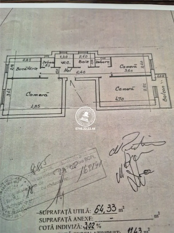 Apartament 3 camere decomandat Pacurari Iasi - foto 8