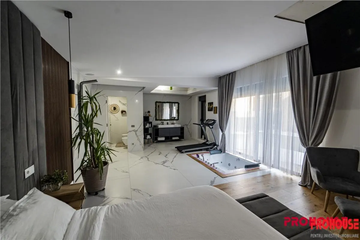 Vila de Lux cu Piscina Infinity-Gheraiesti, Bacau - foto 16