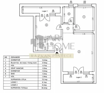 Apartament 3 camere, de lux, parcare, Magnolia Paulesti, - foto 2