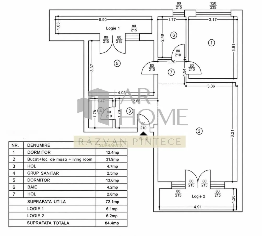 Apartament 3 camere, de lux, parcare, Magnolia Paulesti, - foto 2