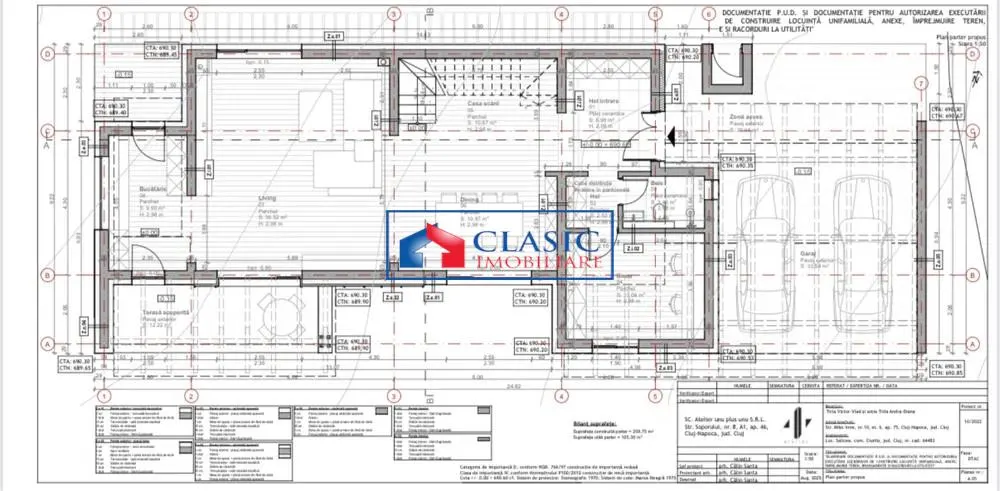 Casa P+1 semifinisata, 215 mp utili, acces privat, Salicea, Cluj-Napoca - foto 6