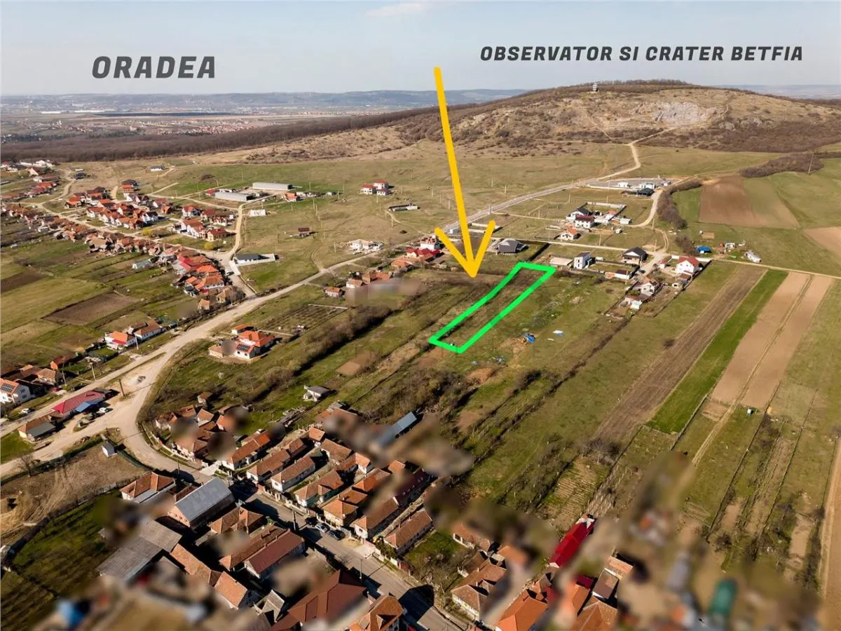 RECO Teren intravilan de vanzare in Betfia â€“ locatie linistita, ideal pentru constructie - foto 1