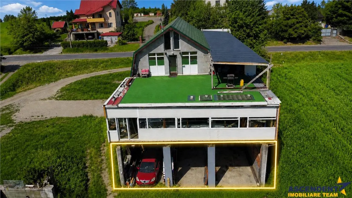 Spatiu versatil,300 mp, la drumul principal: depozitare/ service/ comercial, Voiniceni, Mures. - foto 4