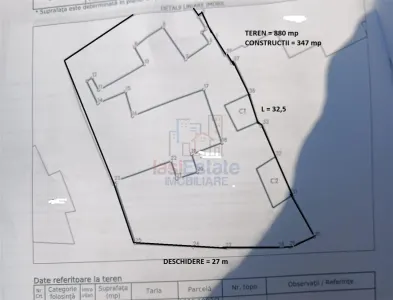 Central  Tg. Cucu  TEREN 880mp  Constructii 347 mp  autodemolabile - foto 2