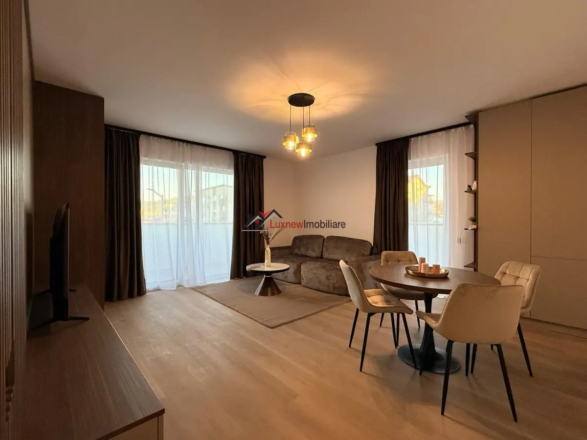 Apartament mobilat si utilat, 55,5 mp plus terasa 25 mp, la cheie in Floresti. - foto 1