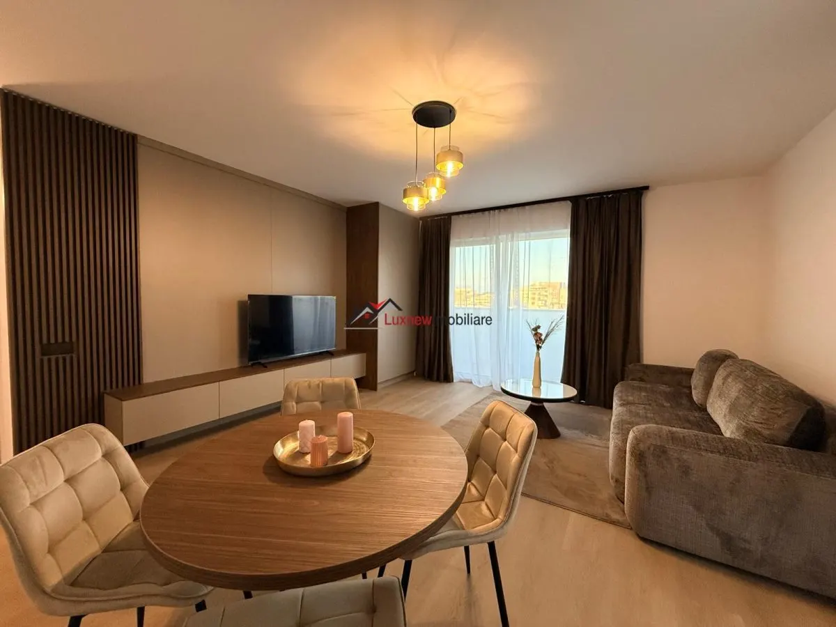Apartament mobilat si utilat, 55,5 mp plus terasa 25 mp, la cheie in Floresti. - foto 2