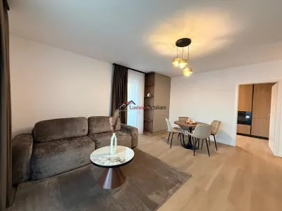 Apartament mobilat si utilat, 55,5 mp plus terasa 25 mp, la cheie in Floresti. - foto 4