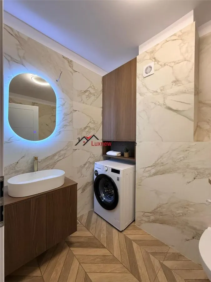 Apartament mobilat si utilat, 55,5 mp plus terasa 25 mp, la cheie in Floresti. - foto 9