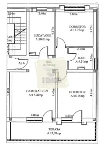 Apartament 3 Camere + Terasa 14mp | Loc parcare inclus | Selimbar - foto 19