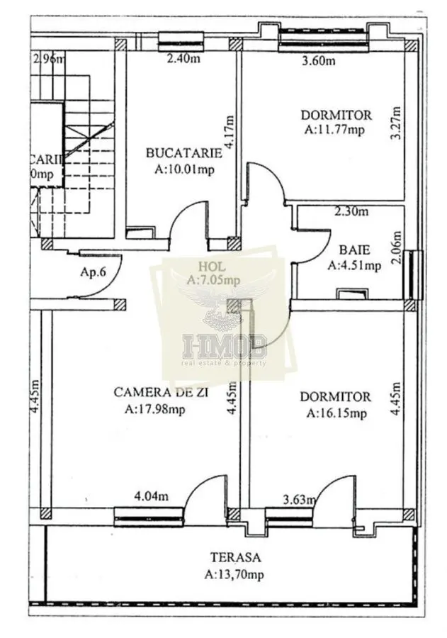 Apartament 3 Camere + Terasa 14mp | Loc parcare inclus | Selimbar - foto 19